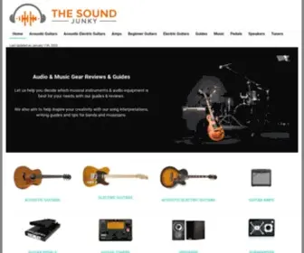 Thesoundjunky.com(Decide Which Music & Audio Gear) Screenshot