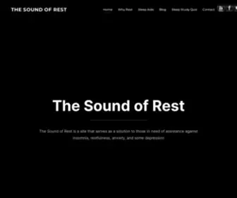 Thesoundofrest.com(The Sound of Rest) Screenshot