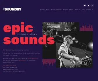 Thesoundry.com(The Soundry) Screenshot