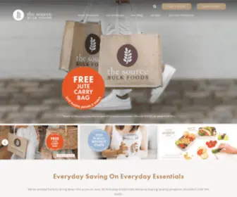Thesourcebulkfoods.com.au(The Source Bulk Foods) Screenshot