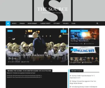 Thesourceschs.com(Stoney Creek Student Newspaper) Screenshot