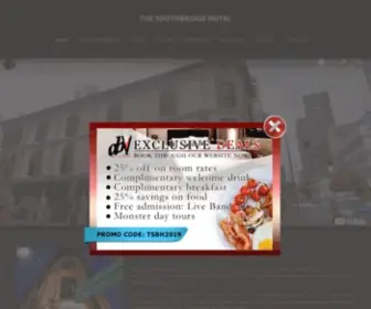 Thesouthbridgehotel.com(Exclusive deals if you book now. 25% OFF on room rates.The Southbridge hotel) Screenshot