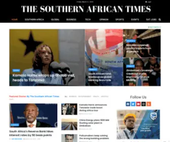 Thesouthernafricantimes.com(Zimbabwe switches to a managed floating exchange rate to create transparency) Screenshot