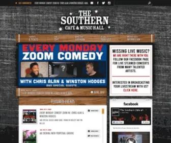 ThesoutherncVille.com(The Southern Cafe & Music Hall) Screenshot