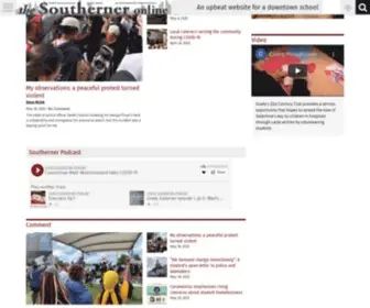 Thesoutherneronline.com(An upbeat website for a downtown school) Screenshot