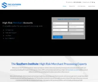 Thesoutherninstitute.com(High Risk Merchant Accounts) Screenshot