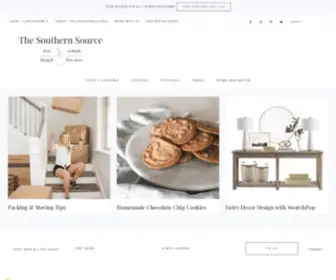 Thesouthernsource.com(Food and Lifestyle Blog) Screenshot
