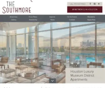 Thesouthmore.com(Museum District Houston Apartments for Rent) Screenshot