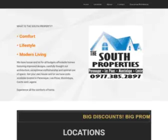 Thesouthproperties.com(The South Properties) Screenshot