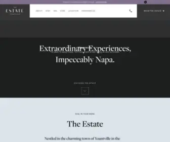 Thespaattheestate.com(Napa Luxury Hotels) Screenshot