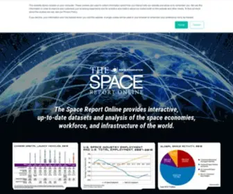 Thespacereport.org(The Space Report) Screenshot