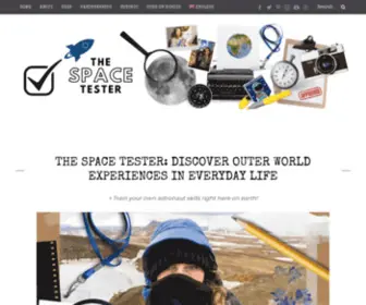 Thespacetester.com(The Space Tester) Screenshot