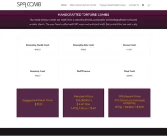 Thespacomb.com(The Spa Comb) Screenshot