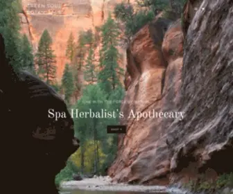 Thespaherbalist.com(Green Soul Botanicals) Screenshot