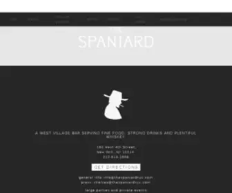 Thespaniardnyc.com(The Spaniard) Screenshot