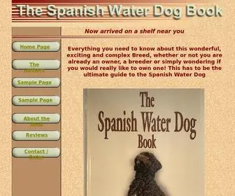 Thespanishwaterdogbook.co.uk(The Spanish Water Dog Book) Screenshot