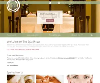 Thesparitual.com(Calgary Spa Treatments & Massage) Screenshot