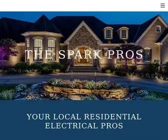 Thesparkpros.com(Home electrical work near me) Screenshot