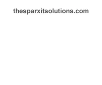 Thesparxitsolutions.com(This is a default index page for a new domain) Screenshot