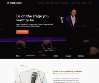 Thespeakerlab.com(The Speaker Lab) Screenshot