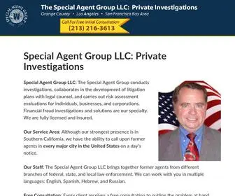 Thespecialagentgroup.com(Private Investigators serving Los Angeles and Beverly Hills) Screenshot