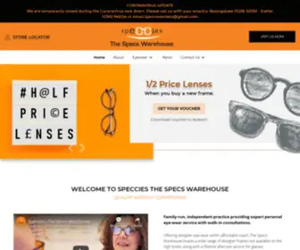 Thespecswarehouse.com(Fashion Eyewear) Screenshot