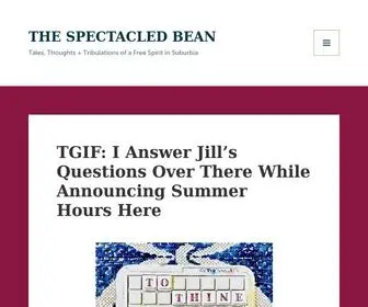 Thespectacledbean.com(Tales, Thoughts) Screenshot