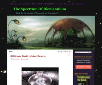 Thespectrumofriemannium.com(The Spectrum Of Riemannium) Screenshot