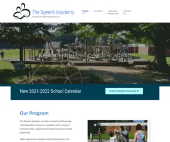 Thespeechacademy.org(Providing the ideal education for all) Screenshot