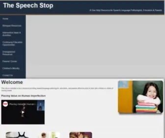 Thespeechstop.com(The Speech Stop) Screenshot