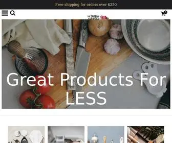 Thespeedyshopper.com(Create an Ecommerce Website and Sell Online) Screenshot