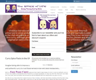 Thespiceoflife.co.uk(Curry easy spices powder) Screenshot