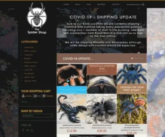 Thespidershop.co.uk(The Spider Shop) Screenshot