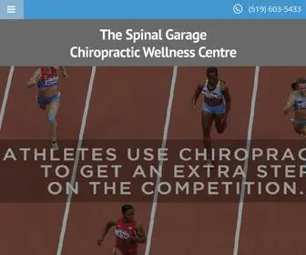 Thespinalgarage.ca(The Spinal Garage Wellness Centre) Screenshot