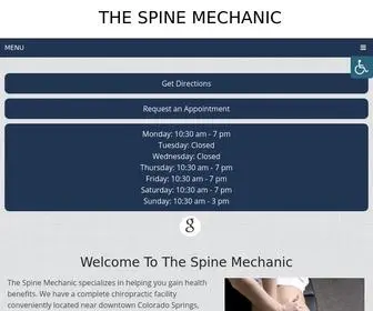 Thespinemechanic.com(Chiropractor in Colorado Springs) Screenshot