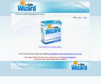 Thespinwizard.com(The Spin Wizard) Screenshot