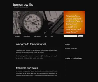 Thespiritof76.com(Street Clock by Free CSS Templates) Screenshot