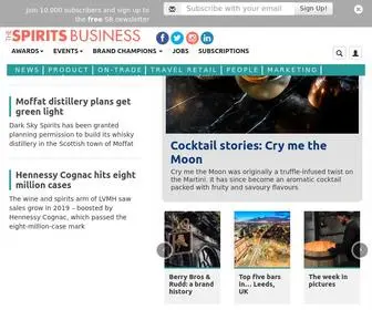 Thespiritsbusiness.com(The leading international spirits trade publication; at the forefront of what) Screenshot