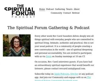 Thespiritualforum.org(The Spiritual Forum) Screenshot