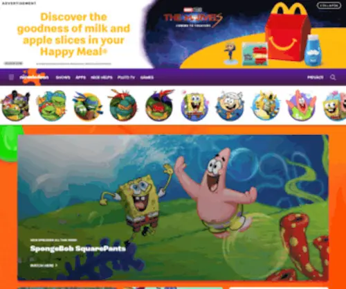 Thesplat.com(Nickelodeon Nederland & België) Screenshot