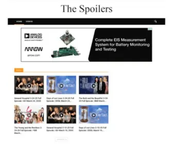 Thespoilers.co(Thespoilers) Screenshot