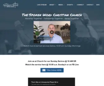 Thespokenwordchurch.com(The Spoken Word Christian Church) Screenshot