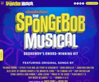 Thespongebobmusical.com(Thespongebobmusical) Screenshot