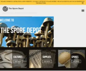Thesporedepot.com(The Spore Depot) Screenshot