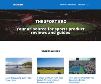 Thesportbro.com(The Sport Bro) Screenshot