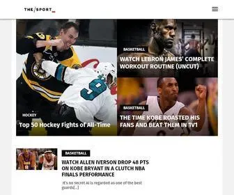 Thesporthq.com(The Sport HQ) Screenshot