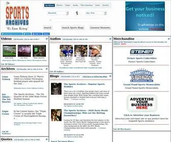 Thesportsarchives.com(The Sports Archives) Screenshot