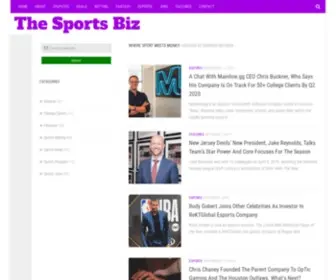 Thesports.biz(The Sports Biz) Screenshot