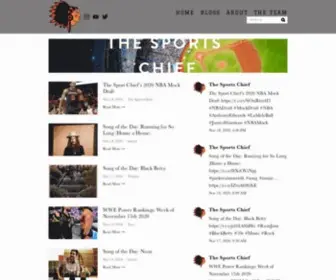 Thesportschief.com(The Sports Chief) Screenshot