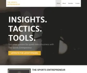 Thesportsentrepreneur.com(The Sports Entrepreneur) Screenshot